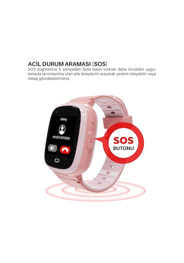 Piranha 9930 1.4" Akıllı Çocuk Takip Saati (İthalatçı Garantili)