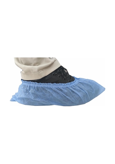 Mege Tek Kullanımlık Tela Bez Galoş Mavi 500 Adet