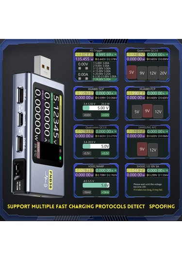 Fnirsi Fnb58 Usb Hızlı Şarj Test Cihazı