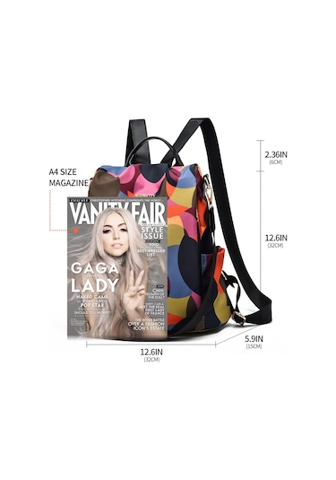 Kadın Sırt Çantası Hırsızlığa Karşı Hafif Oxford Kumaş Diğer