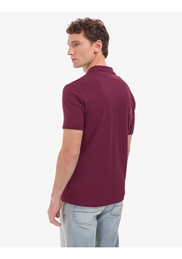 Pierre Cardin Erkek Bordo Tişört Basic 50321144-vr014