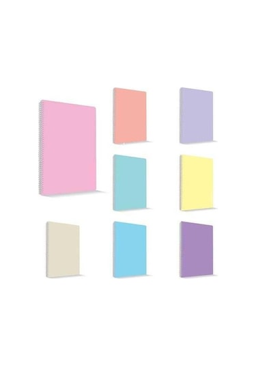 My Note Flex Pastel A4 140 Yaprak Çizgili Spiralli Plastik Kapak