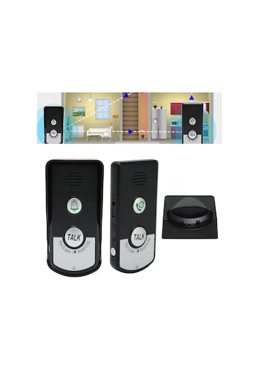 Hymark İnterkom Elektronik Kablosuz 2 Yönlü Ses İletimi Telsiz Uz