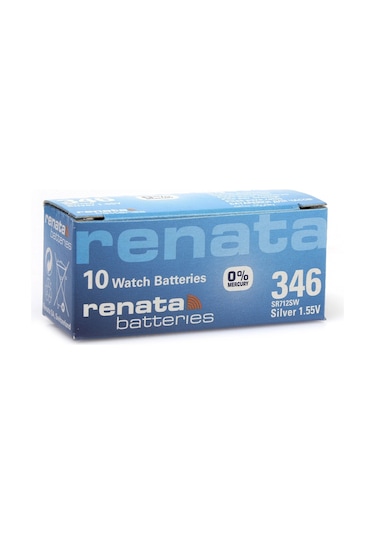 Renata 346 Sr712sw 1.55v Alkalin Saat Pili 10 Adet Tdrtr