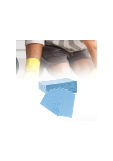 Suntek 30 Adet Zemin Temizleme Dilim Laminat Fayans Için Mavi