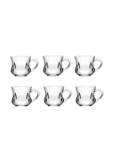 Paşabahçe 55373 Dem Kulplu Çay Bardağı 6 Lı