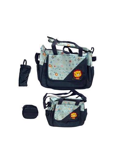 Suntek Bebek Bezi Çanta Seti Cepli Şişe Çantalı Koyu-mavi 0 Numara