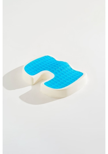 Visco Coccyx Serinletici Jelli Ortopedik Oturma Minderi Kuyruk Sokumu Minderi 45 34 7cm