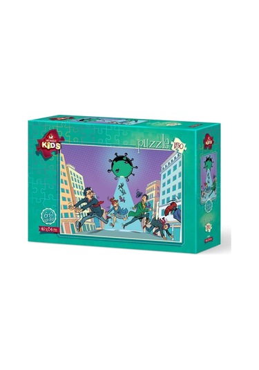 Art Çocuk Puzzle Virüsten Kaçış 150 Parça Puzzle