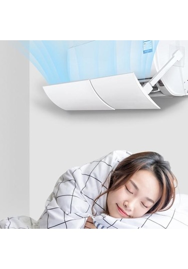 Ayarlanabilir Klima Önleyici Rüzgar Doğrudan Üfleme Hava Kalkanı Deflektör Bölme Paneli