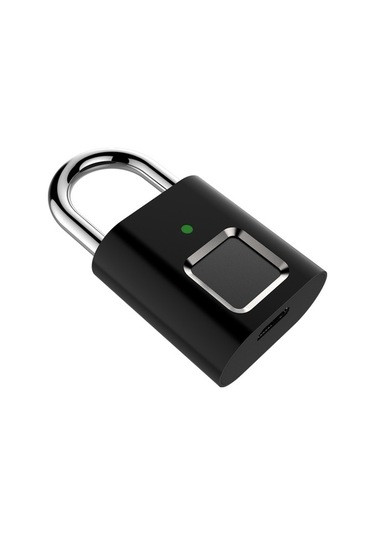 Fortunelane Küçük Boyutlu Akıllı Parmak İzi Kilit - Çanta, Dolap, Kapı Güvenliği İçin Parmak İzi İle Açılabilir Dayanıklı Kilit