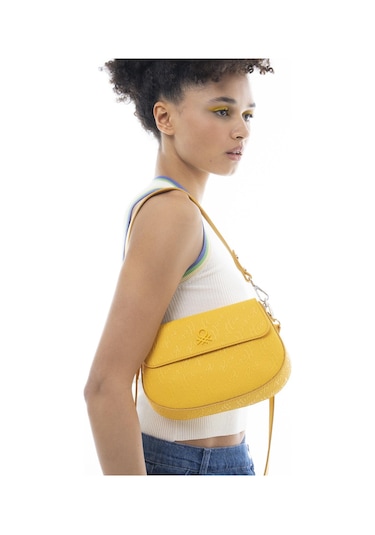 Unıted Colors Of Benetton Kadın Çapraz Çantası C.bnt 1076 Sarı