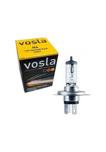 Vosla 12v H4 Ampul Halogen 60/55w P43t 28881 2 Li