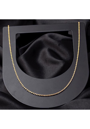 Bilezikci 14 Ayar Halat Burma Zincir 65 CM 14hl65100