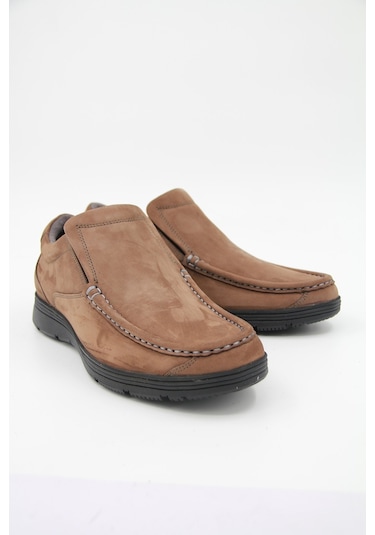Cabani 3641701 Erkek Klasik Ayakkabı - Kahverengi Nubuk-kahverengi Nubuk