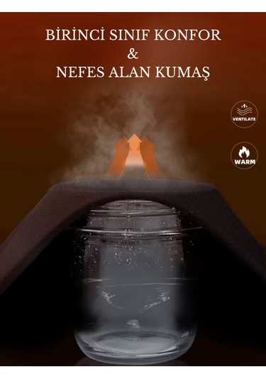 Kadın İç Göstermez Esnek Fit Kışlık Termal Tayt İçlik Siyah