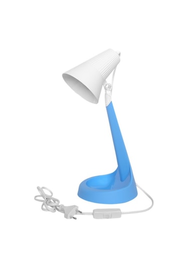 Ders Çalışma Kitap Okuma Mavi Masa Lambası Hareketli Başlık