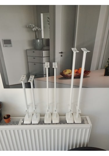Radyatör Yere Montaj Ayağı 30 Cm 300 Lük Radyatör Içi̇N 1 Set