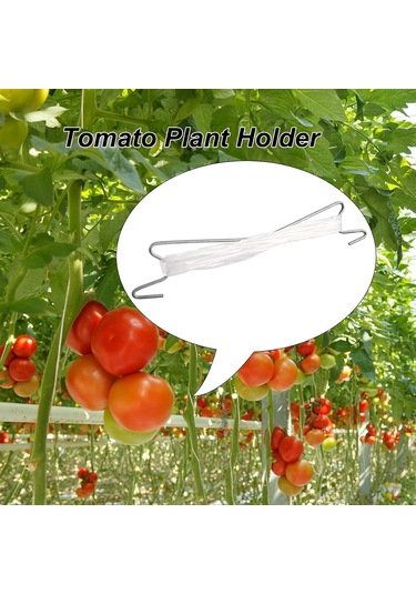 30 Adet Domates Destek Kancası 11,9 M Ipe Sahip