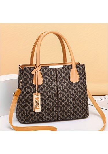 Trendy Timsah Desenli Tote Çanta