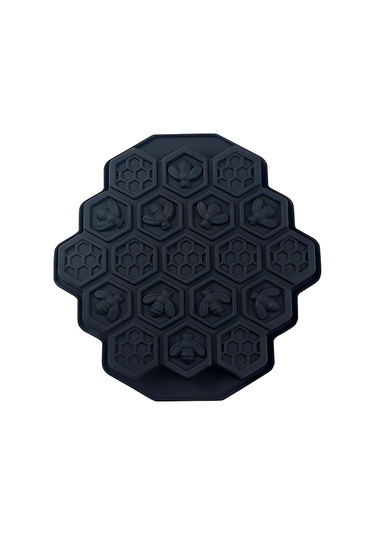 Silikon Çikolata Araçları El Yapımı Kalıp Tepsi Mum Pişirme Buz Küpü Siyah