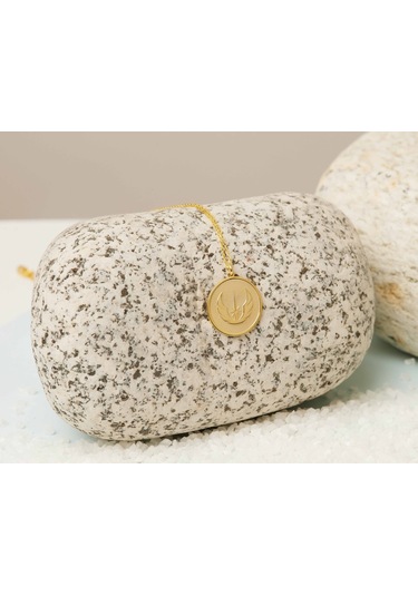 Dkmn Gümüş Star Wars Jedi Sembol 925 Ayar Unisex Gümüş Kolye