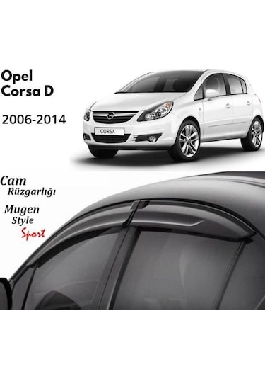 Opel Corsa D Uyumlu Cam Rüzgarlığı 2006-2017 Arası Uyumlu Mugen