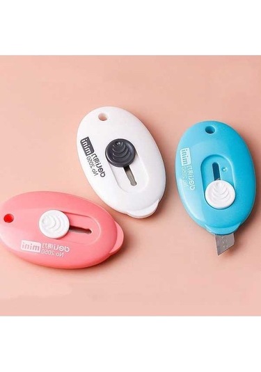 Willowhaven Deli 2050 Küçük Mini Candy Renkli Maket Bıçağı Kırtasiye Rastgele Renk Gönderimi Diğer