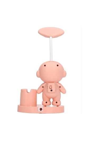 9097712039283188992 - Led Astronot Masa Lambası Ve Kalemlik Çok Renkli