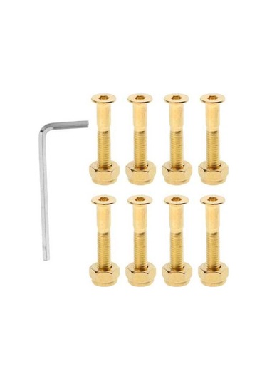 Pazly Suntek 8x Longboard Kaykay Tekerleği Tamir Seti Altın Renk Altın