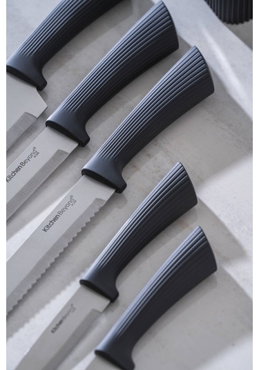 Cooper 6 Parça Bıçak Seti Siyah