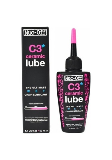 Muc-Off C3 Wet Ceramic Lube 50ml Zincir Yağı