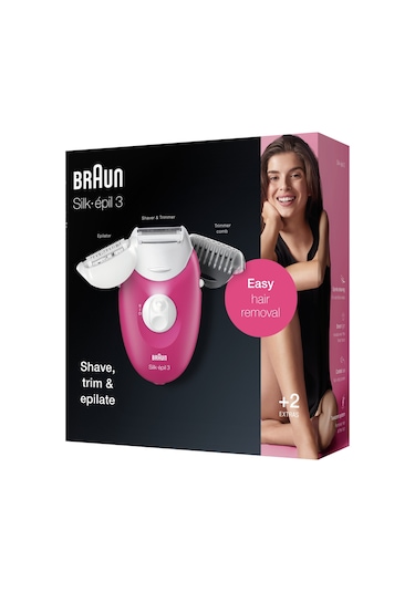 Braun Silk-Epil 3 3410 Kablolu 3 Ek Parçalı Epilatör