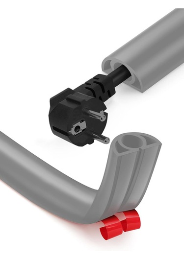 Greentech Esnek Kablo Kanalı Gri / Gt-kk04