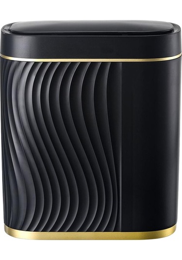 Suntek Magideal Ev Ofis Tuvalet Için Akıllı Çöp Kutusu Siyah