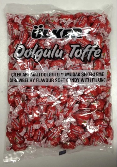 Ülker Çilek Dolgulu Toffe Şekerleme 1 KG