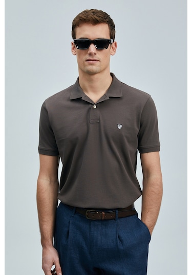 Lufian Erkek Laon Smart Polo T-shirt 111040206 Kahverengi Kahverengi Lufian Erkek Laon Smart Polo T-shirt 111040206 Kahverengi Kahverengi