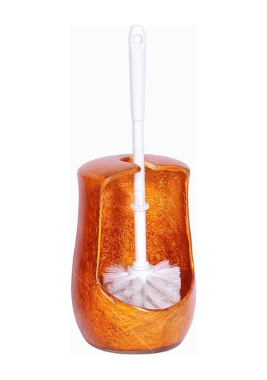 Sıa Tuvalet Fırçası Altın Renkli Poliresin