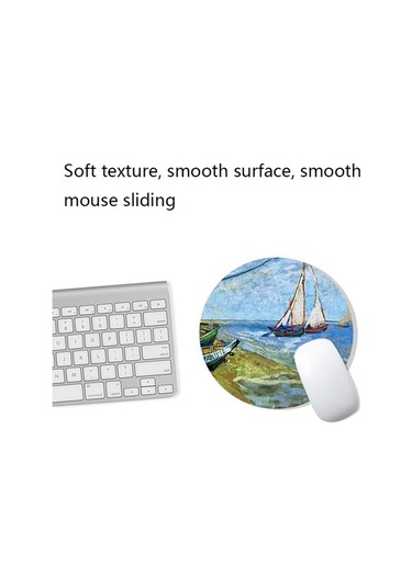 Ebitda 400x900x5mm Kilitli Am002 Balıkçı Yağlıboya Masası Kauçuk Fare Altlığı Balıkçı