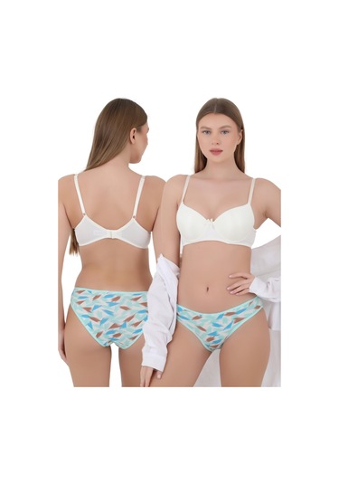 Kadınlar İçin Şıklık Ve Konforu Bir Arada Sunan Desenli Pamuklu Külot Renkli Çok Renkli