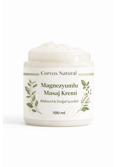Corvus Natural Magnezyumlu Masaj Kremi 100 ML