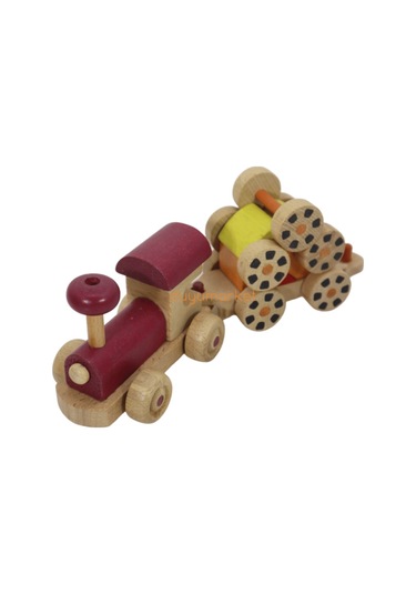 Mr. Quokka 3mp 039lü Dönen Teker Vagonlu Tren - Bordo