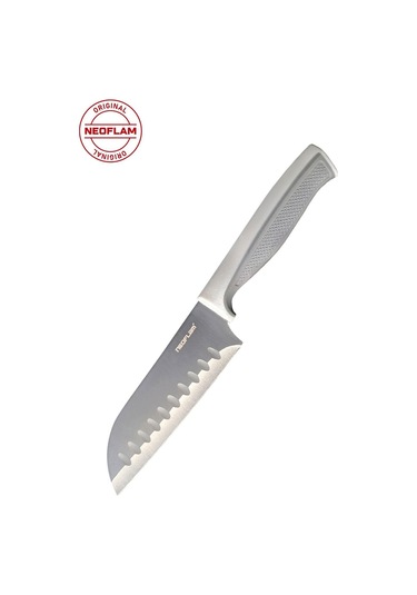 Fika Microban Santoku Bıçak 13cm, Gri