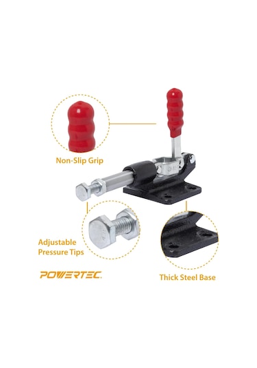 Powertec 20318-p4 İtme Çekme Geçiş Kelepçesi 305 Cm - 500 Lb Ağır