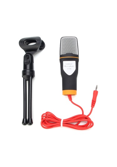 Yifomall "3.5mm Bilgisayar Mikrofonu - Yüksek Kaliteli Ses, Ayarlanabilir Tripod, Video Konferans Ve Kayıt İçin"