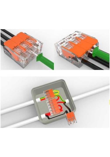 20 Adet Mandallı Buat Klemens GW-413 Üçlü Klemens