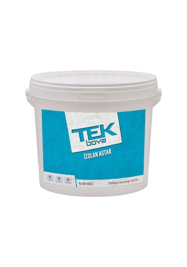 Tek Boya İzolan Astar Renksiz 7,5Lt