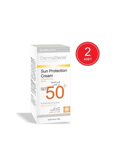 Dermaderm Güneş Kremi SPF50+ 2 x 100 ML