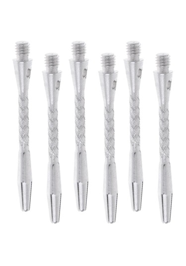 Homyl 6 Adet 50mm İplik Alaşımı Yeniden Yivli Dart Sapları