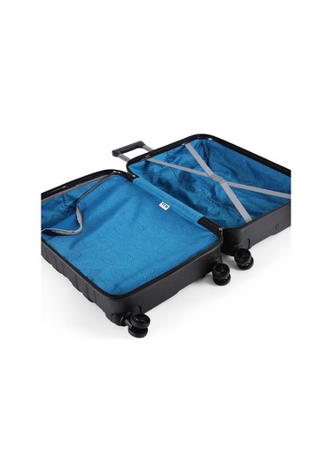 Ççs Nc-092 Abs Orta Boy Valiz Siyah-siyah Siyah - Siyah